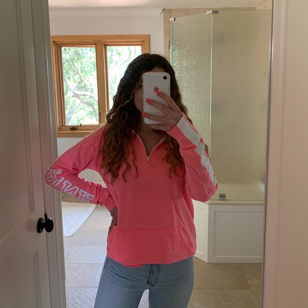 PINK Zip-up Sweater